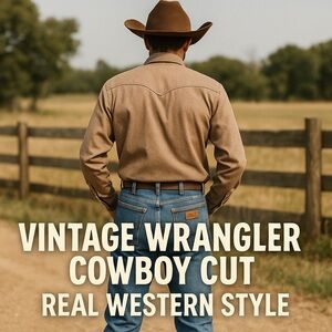 👖 Vintage Wrangler 13MWZPW Cowboy Cut Original Fit Jeans –Size 36x32